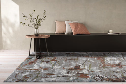 Modern Graffiti Design Argentum Rug-Rugs Direct