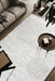Thick Modern White Abrash Design Rug (23264-6474) - Rugs Direct