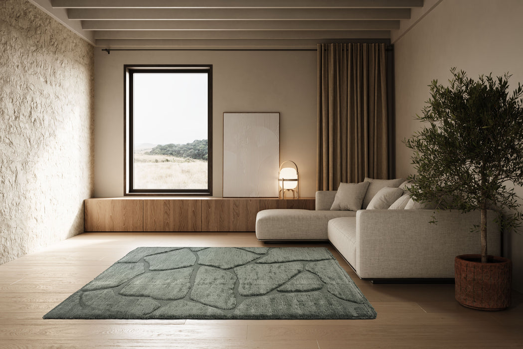 Luxurious Textured Modern Design Masai Rug Size: 200 x 290cm (14067-4373) - Rugs Direct