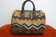 One-of-a-Kind Anatolian Kilim & Leather Shoulder Bag "Reyhan"- Rugs Direct 
