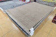 Ribbed Taupe – Handmade Wool & Viscose Rug- Rugs Direct 