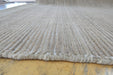 Ribbed Taupe – Handmade Wool & Viscose Rug- Rugs Direct 
