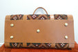 One-of-a-Kind Anatolian Kilim Leather Weekend Bag "Ronak"- Rugs Direct