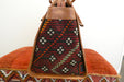 One-of-a-Kind Anatolian Kilim Leather Weekend Bag "Ronak"- Rugs Direct