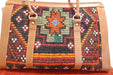 One-of-a-Kind Anatolian Kilim Leather Weekend Bag "Ronak"- Rugs Direct