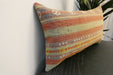 Handmade Turkish Kilim Cushion 30 x 50cm | Vintage Wool Lumbar Cushion with Insert | Organic Cotton Back | Rugs Direct New Zealand 