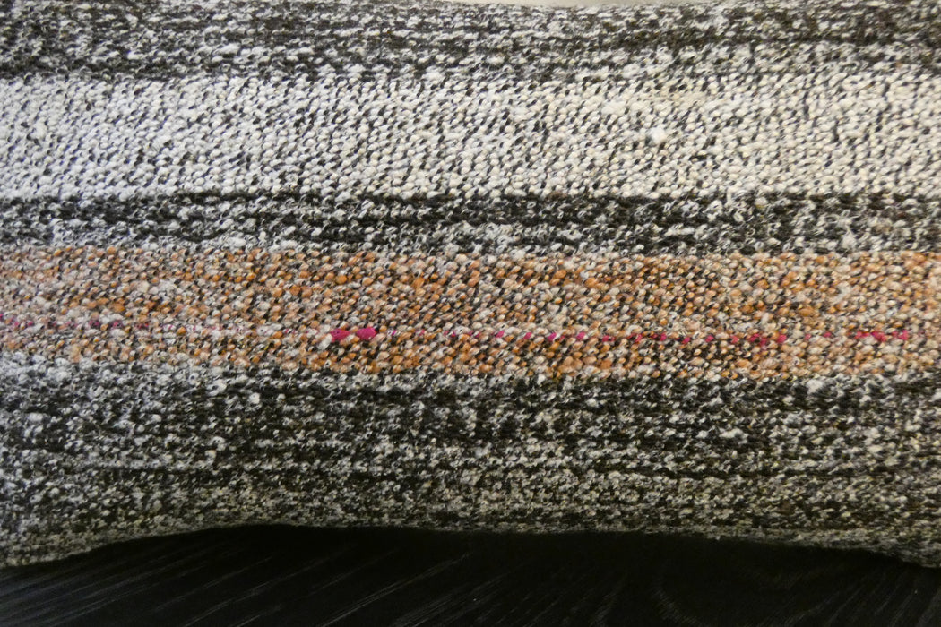 Handmade Turkish Kilim Cushion 30 x 50cm , Vintage Wool Lumbar Cushion with Insert, Organic Cotton Back - Rugs Direct New Zealand 