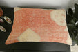 Handmade Anatolian Rug Cushion Cover with Insert 40 x 60cm | Vintage Turkish Wool Lumbar Pillow | Organic Cotton Back | Rugs Direct New Zealand 