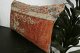 Handmade Anatolian Rug Cushion Cover with Insert 40 x 60cm | Vintage Turkish Wool Lumbar Pillow | Organic Cotton Back | Rugs Direct New Zealand 