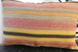 Handmade Anatolian Kilim Cushion Cover with Insert 40 x 60cm | Vintage Turkish Wool Lumbar Pillow | Organic Cotton Back - Rugs Direct New Zealand 