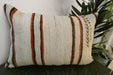 Handmade Anatolian Kilim Cushion Cover with Insert 40 x 60cm | Vintage Turkish Wool Lumbar Pillow | Organic Cotton Back |Rugs Direct New Zealand 