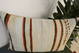 Handmade Anatolian Kilim Cushion Cover with Insert 40 x 60cm | Vintage Turkish Wool Lumbar Pillow | Organic Cotton Back |Rugs Direct New Zealand 