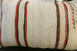 Handmade Anatolian Kilim Cushion Cover with Insert 40 x 60cm | Vintage Turkish Wool Lumbar Pillow | Organic Cotton Back |Rugs Direct New Zealand 