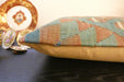 Handmade Anatolian Kilim Cushion Cover with Insert 40 x 60cm | Vintage Turkish Wool Lumbar Pillow | Organic Cotton Back - Rugs direct New Zealand 