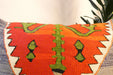 Handmade Anatolian Kilim Cushion Cover with Insert 40 x 60cm | Vintage Turkish Wool Lumbar Pillow | Organic Cotton Back - Rugs Direct New Zealand 