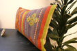 Handmade Anatolian Kilim Cushion Cover with Insert 40 x 60cm | Vintage Turkish Wool Lumbar Pillow | Organic Cotton Back- Rugs Direct New Zealand