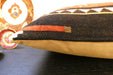 Handmade Anatolian Kilim Cushion Cover with Insert 40 x 60cm | Vintage Turkish Wool Lumbar Pillow | Organic Cotton Back - Rugs Direct New Zealand 
