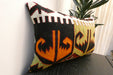 Handmade Anatolian Kilim Cushion Cover with Insert 40 x 60cm | Vintage Turkish Wool Lumbar Pillow | Organic Cotton Back - Rugs Direct New Zealand 
