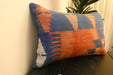 Handmade Anatolian Kilim Cushion Cover with Insert 40 x 60cm | Vintage Turkish Wool Lumbar Pillow | Organic Cotton Back - Rugs Direct New Zealand 