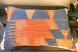 Handmade Anatolian Kilim Cushion Cover with Insert 40 x 60cm | Vintage Turkish Wool Lumbar Pillow | Organic Cotton Back - Rugs Direct New Zealand 
