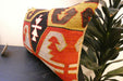 Handmade Anatolian Kilim Cushion Cover with Insert 40 x 60cm | Vintage Turkish Wool Lumbar Pillow | Organic Cotton Back - Rugs Direct New Zealand 