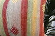 Handmade Anatolian Kilim Cushion Cover with Insert 40 x 60cm | Vintage Turkish Wool Lumbar Pillow | Organic Cotton Back - Rugs Direct New Zealand 