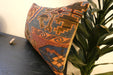 Handmade Anatolian Kilim Cushion Cover with Insert 40 x 60cm | Vintage Turkish Wool Lumbar Pillow | Organic Cotton Back - Rugs Direct New Zealand 