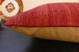 Handmade Anatolian Kilim Cushion Cover with Insert 40 x 60cm | Vintage Turkish Wool Lumbar Pillow | Organic Cotton Back - Rugs Direct New Zealand 