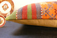 Handmade Anatolian Kilim Cushion Cover with Insert 40 x 60cm | Vintage Turkish Wool Lumbar Pillow | Organic Cotton Back - Rugs Direct New Zealand 