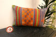 Handmade Anatolian Kilim Cushion Cover with Insert 40 x 60cm | Vintage Turkish Wool Lumbar Pillow | Organic Cotton Back - Rugs Direct New Zealand 
