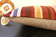 Handmade Anatolian Kilim Cushion Cover with Insert 40 x 60cm | Vintage Turkish Wool Lumbar Pillow | Organic Cotton Back - Rugs Direct New Zealand 