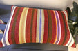 Handmade Anatolian Kilim Cushion Cover with Insert 40 x 60cm | Vintage Turkish Wool Lumbar Pillow | Organic Cotton Back - Rugs Direct New Zealand 