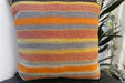 Handmade Turkish Kilim Cushion Cover 60 x 60cm with Insert | Original Anatolian Kilim | Organic Cotton Backing - Rugs Direct New Zealand 