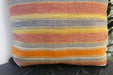 Handmade Turkish Kilim Cushion Cover 60 x 60cm with Insert | Original Anatolian Kilim | Organic Cotton Backing - Rugs Direct New Zealand 