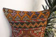 Handmade Turkish Kilim Cushion Cover 60 x 60cm with Insert | Original Anatolian Kilim | Organic Cotton Backing- Rugs Direct New Zealand 