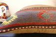 Handmade Turkish Kilim Cushion Cover 60 x 60cm with Insert | Original Anatolian Kilim | Organic Cotton Backing- Rugs Direct New Zealand 