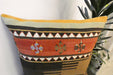 Handmade Turkish Kilim Cushion Cover 60 x 60cm with Insert | Original Anatolian Kilim | Organic Cotton Backing - Rugs Direct New Zealand 