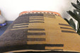 Handmade Turkish Kilim Cushion Cover 60 x 60cm with Insert | Original Anatolian Kilim | Organic Cotton Backing - Rugs Direct New Zealand 