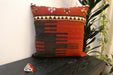 Handmade Turkish Kilim Cushion Cover 60 x 60cm with Insert | Original Anatolian Kilim | Organic Cotton Backing - Rugs Direct New Zealand 