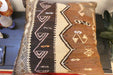 Handmade Turkish Kilim Cushion Cover 60 x 60cm with Insert | Original Anatolian Kilim | Organic Cotton Backing - Rugs Direct New Zealand 