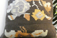 Handmade Turkish Kilim Cushion Cover 60 x 60cm with Insert | Original Anatolian Kilim | Organic Cotton Backing - Rugs Direct New Zealand 