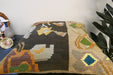 Handmade Turkish Kilim Cushion Cover 60 x 60cm with Insert | Original Anatolian Kilim | Organic Cotton Backing - Rugs Direct New Zealand 
