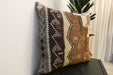 Handmade Turkish Kilim Cushion Cover 60 x 60cm with Insert | Original Anatolian Kilim | Organic Cotton Backing- Rugs Direct NewZealand 