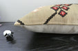 Handmade Turkish Kilim Cushion 30 x 50cm | Vintage Wool Lumbar Cushion with Insert | Organic Cotton Back | TK26-C1072- Rugs direct 