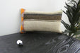 Handmade Turkish Kilim Cushion 30 x 50cm | Vintage Wool Lumbar Cushion with Insert | Organic Cotton Back | TK26-C1074- Rugs Direct 