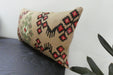 Handmade Turkish Kilim Cushion 30 x 50cm | Vintage Wool Lumbar Cushion with Insert | Organic Cotton Back | TK26-C1075- Rugs Direct Nz 
