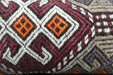 Handmade Turkish Kilim Cushion 30 x 50cm | Vintage Wool Lumbar Cushion with Insert | Organic Cotton Back | TK26-C1076- Rugs Direct nz 