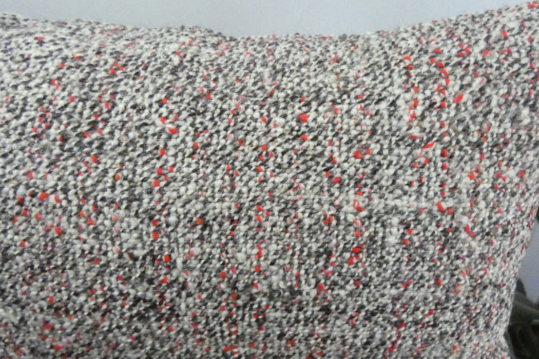 Handmade Turkish Kilim Cushion 30 x 50cm | Vintage Wool Lumbar Cushion with Insert | Organic Cotton Back | TK26-C1077- Rugs Direct 