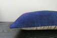 Handmade Turkish Kilim Cushion 30 x 50cm | Vintage Wool Lumbar Cushion with Insert | Organic Cotton Back | TK26-C1078- Rugs Direct 