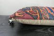 Handmade Turkish Kilim Cushion 30 x 50cm | Vintage Wool Lumbar Cushion with Insert | Organic Cotton Back | TK26-C1080- Rugs Direct 